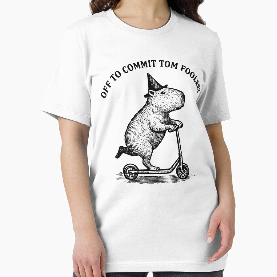 Off to Commit Tom foolery Funny Capybara by will freed18