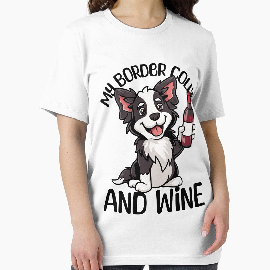 Boarder Collie and Wine by PeelZinc