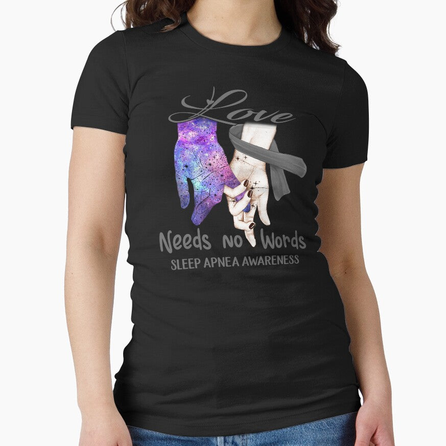 Sleep Apnea Awareness - Love Needs No Words by ArangoaStore