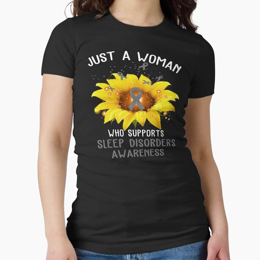 Just A Woman Who Supports Sleep Disorders Awareness by KirstybShop