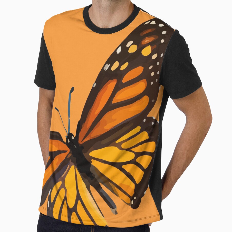 Monarch Butterfly - Burnt Orange by BeThreeDesigns