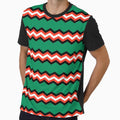 Bold 80s retro aesthetic zig zag by findlost