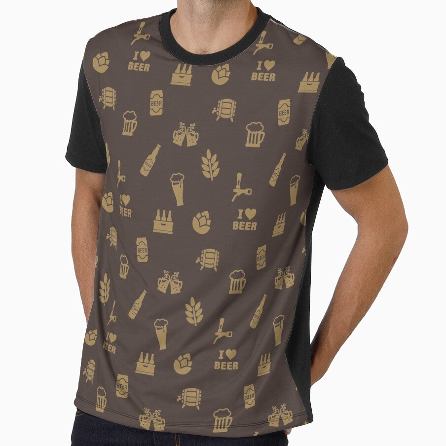 Brown and Camel Beer Pattern by Byfab