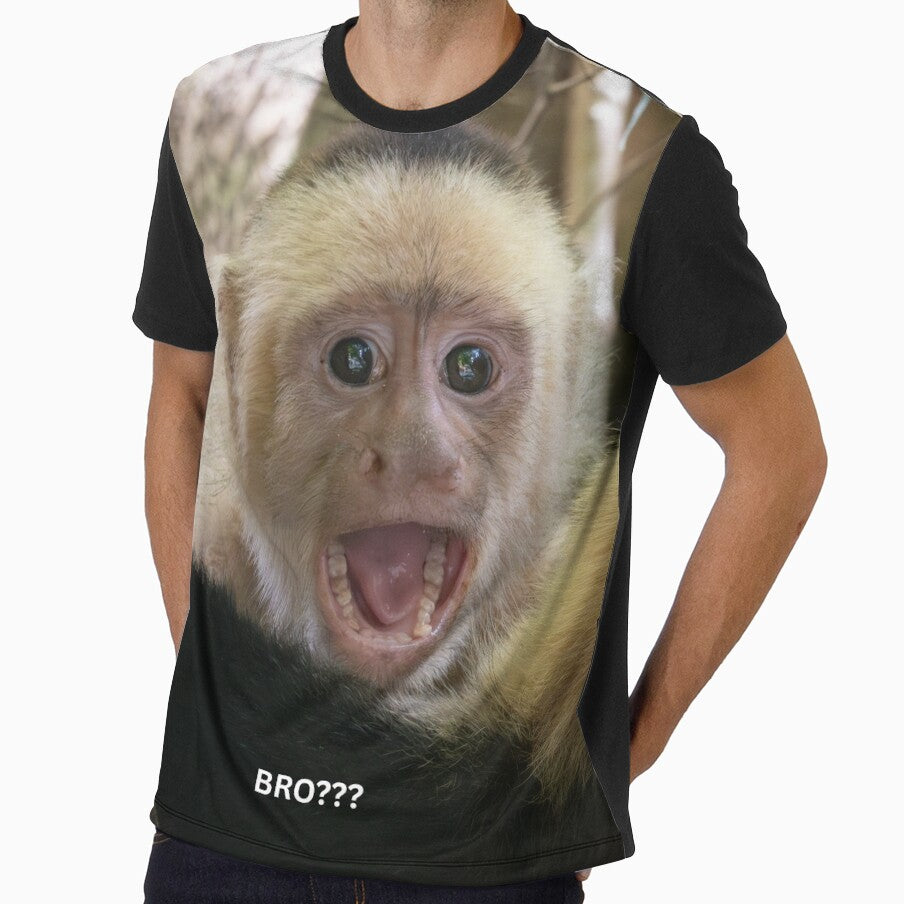 Bro Monkey Meme Funny Reaction Meme Shocked Monkey Viral Meme by WildFrameNature