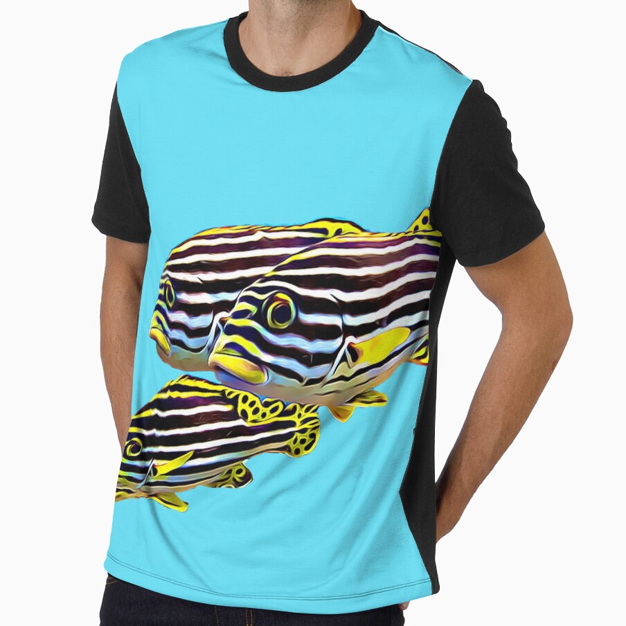 Oriental Sweetlips Fish by OceanVentures