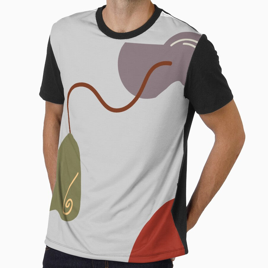Minimal Abstract Line Art Design | Modern Aesthetic Shapes | Neutral Color Contemporary Art for Stickers, T-Shirts & Home Decor by Umar_Danish