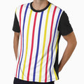 Vertical Stripes (red, blue, yellow) by Design Minds Boutique