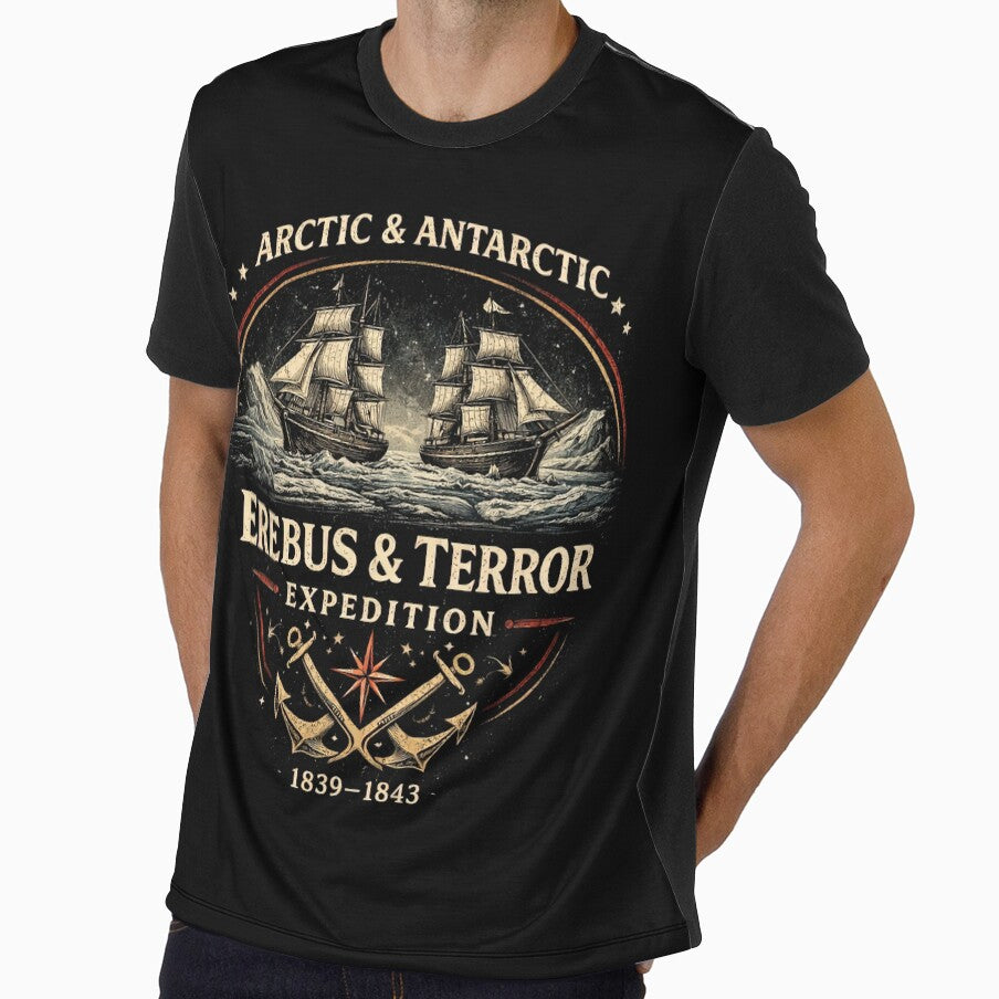 Erebus And Terror Expedition Vintage Design by Retr0Tshirts