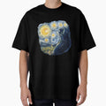 Cat Van Gogh Starry Night Cat Classic Fit, Cat Lover/Mom/Dad Gift by WAB Garb