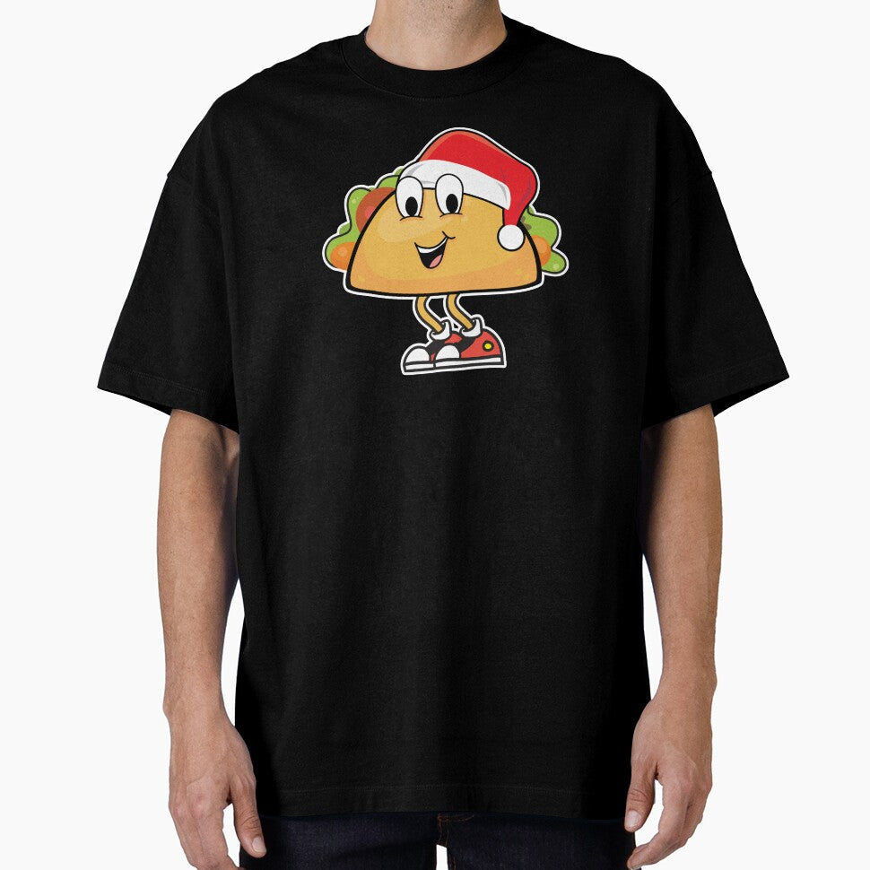 Santa Hat Taco Christmas Xmas Holiday Gift by haselshirt