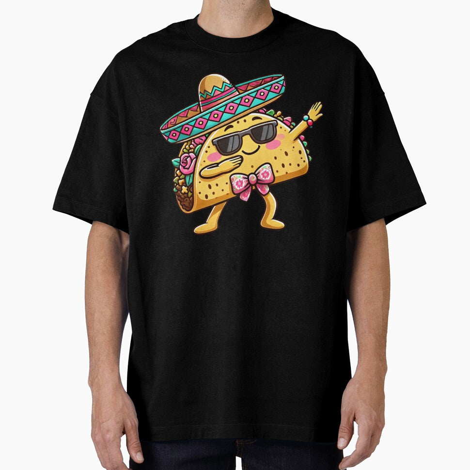 Dabbing Taco with Sombrero in Chicana Style by Dazeville Studio1541