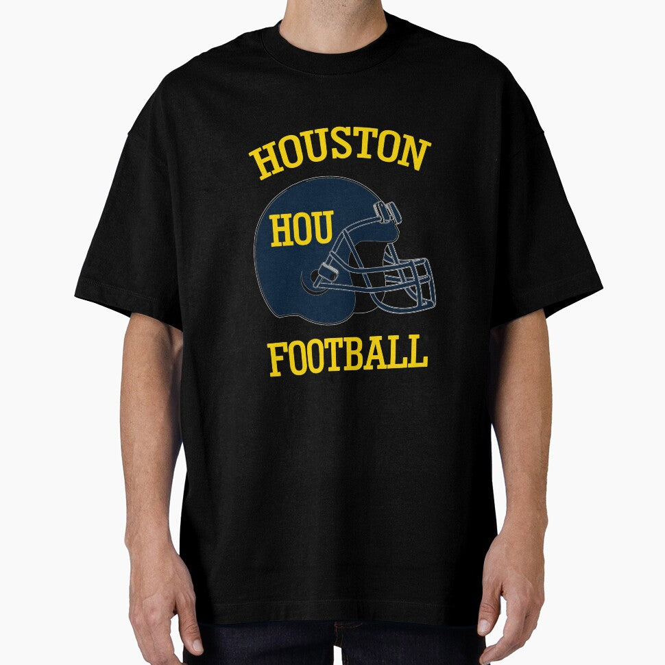 Houston Football T-Shirt for Men and Women by AllStarMerch