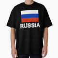 Russia Flag T-Shirt for Men and Women by AllStarMerch