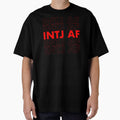 INTJ AF Red Personality MBTI Funny Shirt by FanaticTee