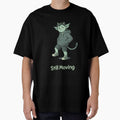 Still Moving Imp Shirt – Minimal Funny Casual Vintage Style Graphic Tee by Mythic Ink Studio