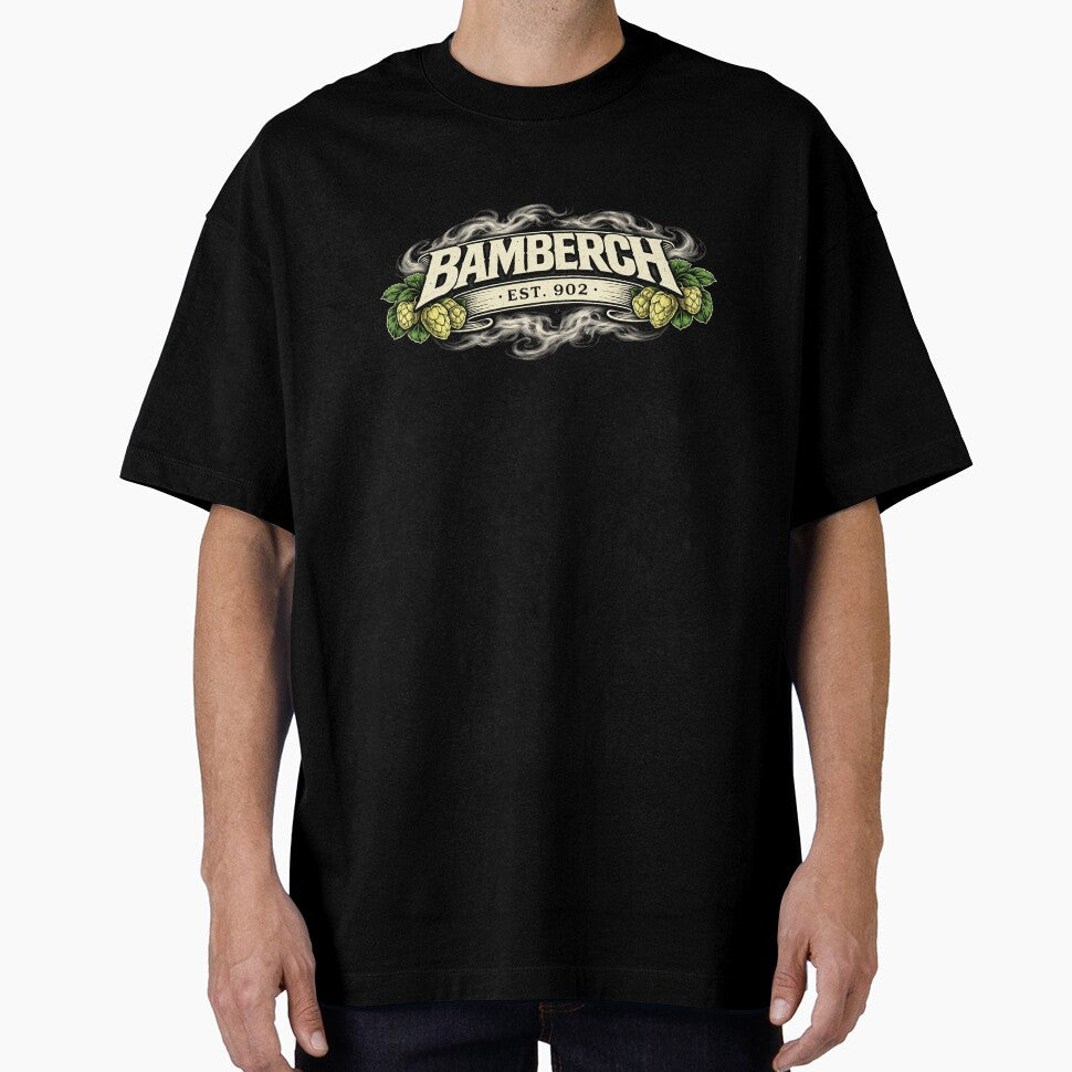 Bamberg Motif 4 EST 902 Smoked Beer Hops Vintage by the-grey-one