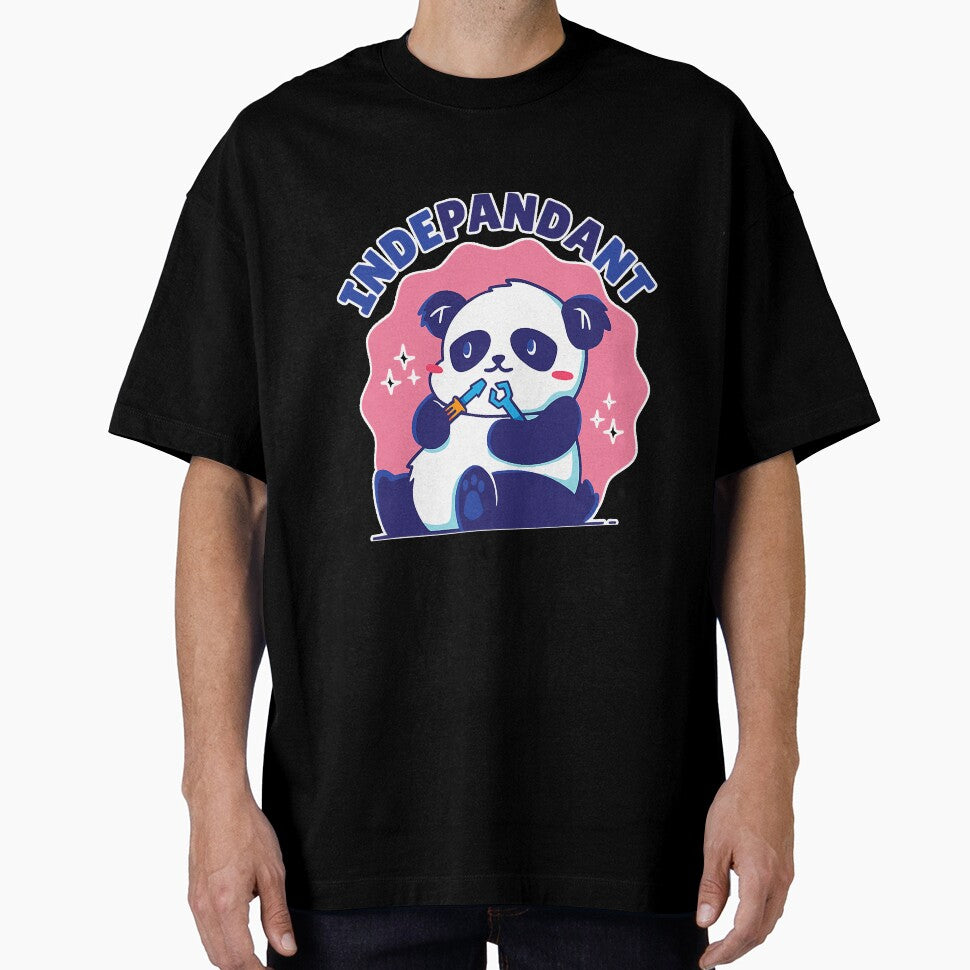 Funny Panda Bear Pun Indepandant by unassertive19