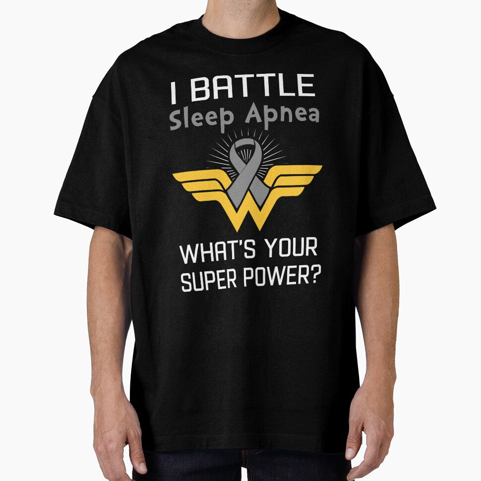 I Battle Sleep Apnea What's Your Super Power Support Sleep Apnea Warrior Gifts by Sabfit