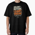 Silent Outside, Loud Inside – Introvert Streetwear Design by AGawas
