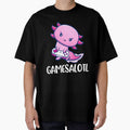 Gamesalotl Funny Axolotl Playing Video Games by seasonings