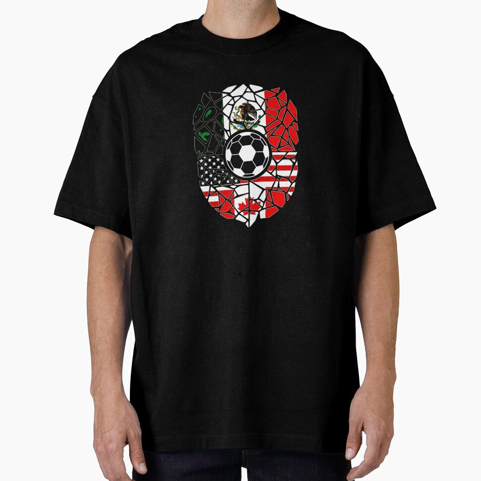 Mosaic Soccer Crest USA Canada Mexico Unity 2026 T-Shirt_82794688 by KTY-NUSS
