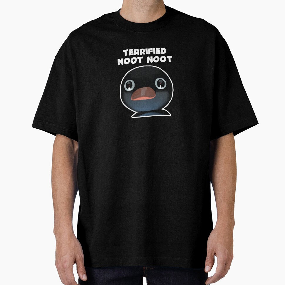 Terrified Noot Noot Pingu Meme (Yellow BG) by FilipeFerreira