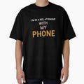 Funny quote I'm in relationship with my phone by HakunamatataTin