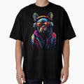 Bulldog With Headphones by DominDesigns