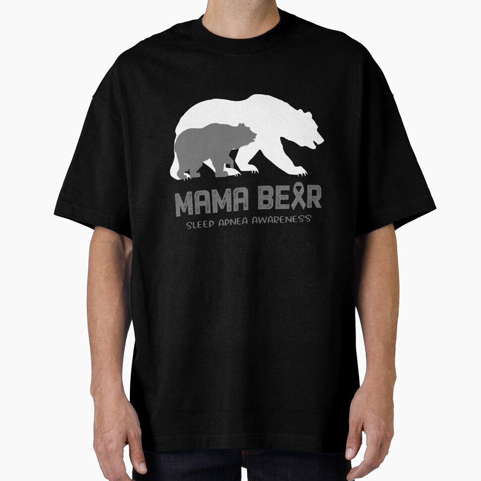 Sleep Apnea Awareness Mama Bear Support Sleep Apnea by Victormoratalla