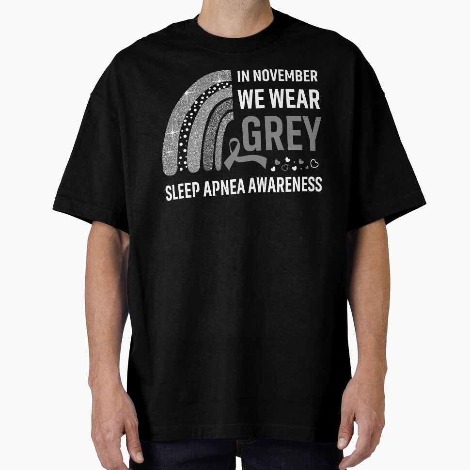 In November We Wear Grey Sleep Apnea Awareness by Gillosina