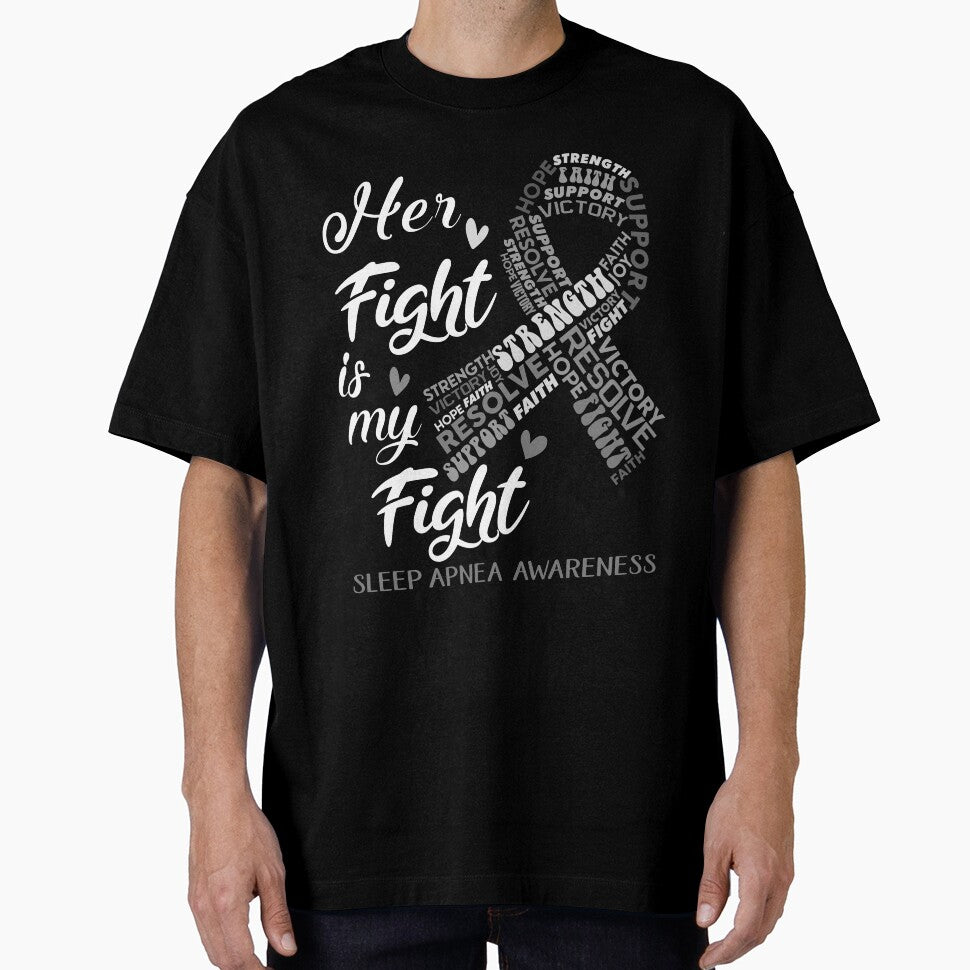 Sleep Apnea Warrior, Her Fight is my Fight Sleep Apnea Awareness by Greggwillard