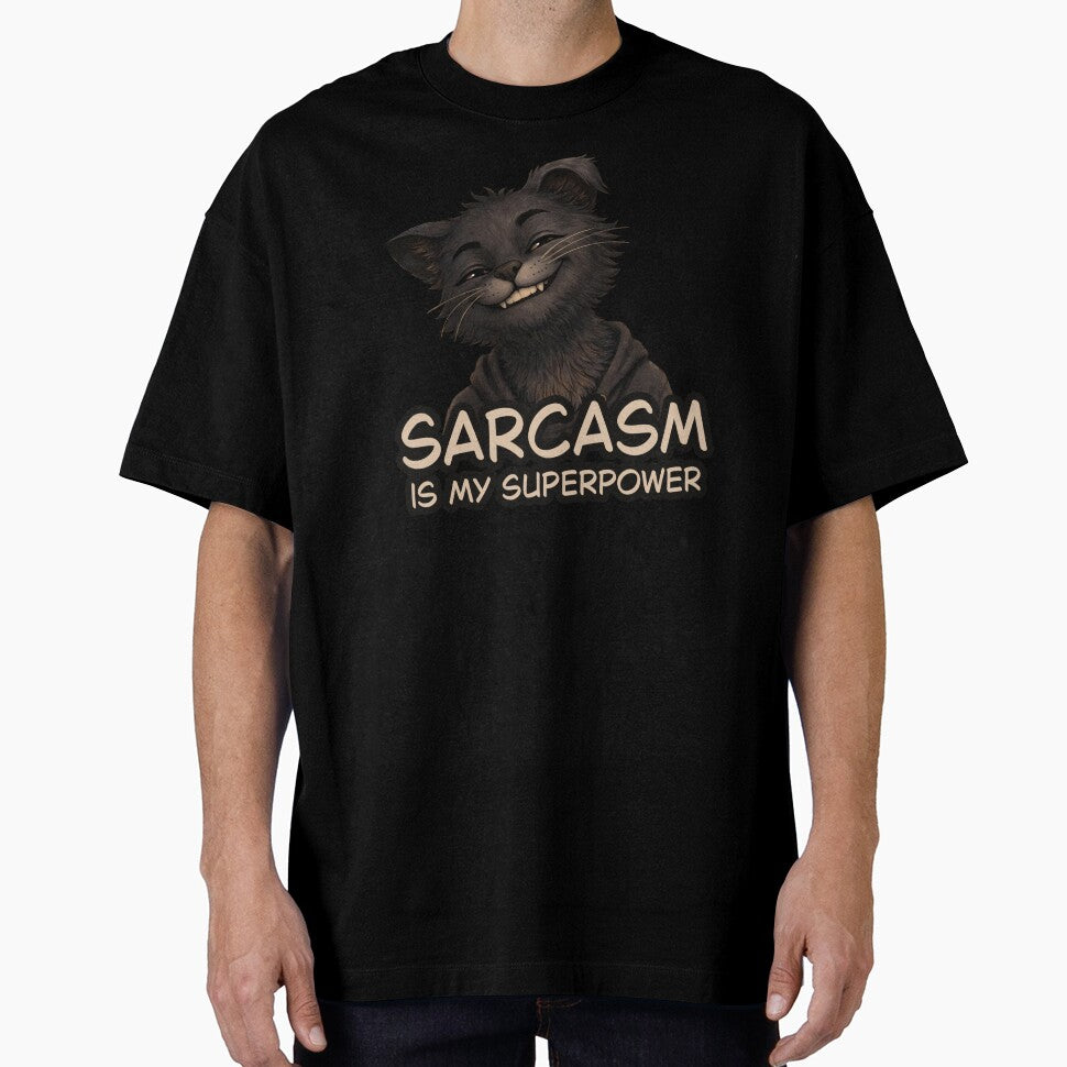 Laughing Cat Says Sarcasm Is Superpower by Slavic1991