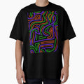 90s movie theater inspired funky swirling pattern- Drive-in by studioarchive