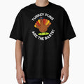 Turkey Puns Are The Baste Funny Food Pun (Dark BG) by punnybone