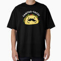 Fantas-taco Fantastic Funny Taco Puns (Dark BG) by punnybone