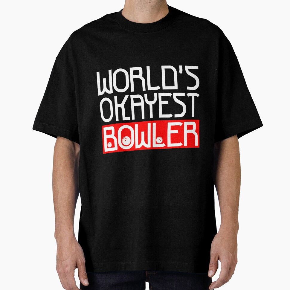 Worlds Okayest Bowler Funny Novelty by BundlerVq