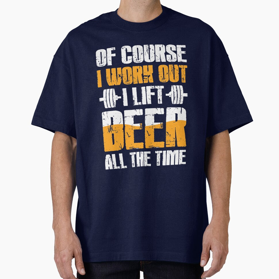 Funny Beer Work Out Humor Drinking Exercise Joke by mmos