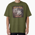Life is soup, I am fork possum word art by snazzyseagull