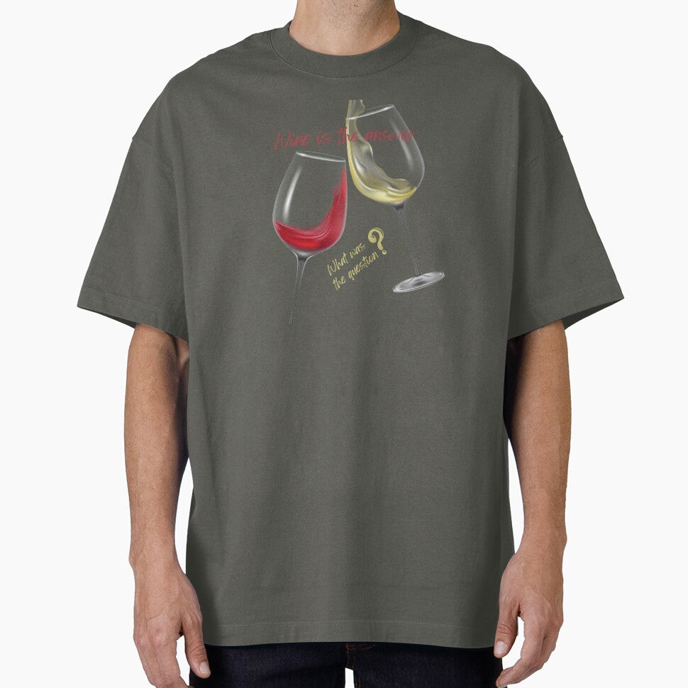 Wine is the answer by Petthecatshop