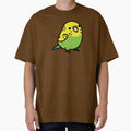 Chubby Green Budgie Male by birdhism