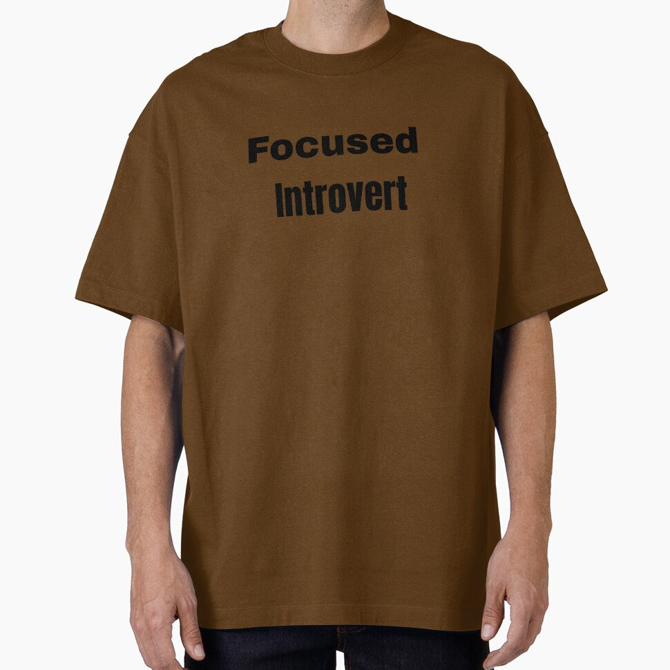 Focused Introvert – Quiet Mind Strong Focus Minimalist Design by RICHKIDSSTUDIO
