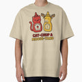 Cat-chup & Moose-tard – Funny Food Pun Animal Design by aiqdelicia