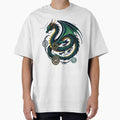 Celtic Dragon Knot – Gaelic Mythology Art, Bold Fantasy Design by CrazyGirlllc