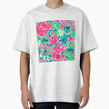 Roses and branches on green by SophieClimaArt