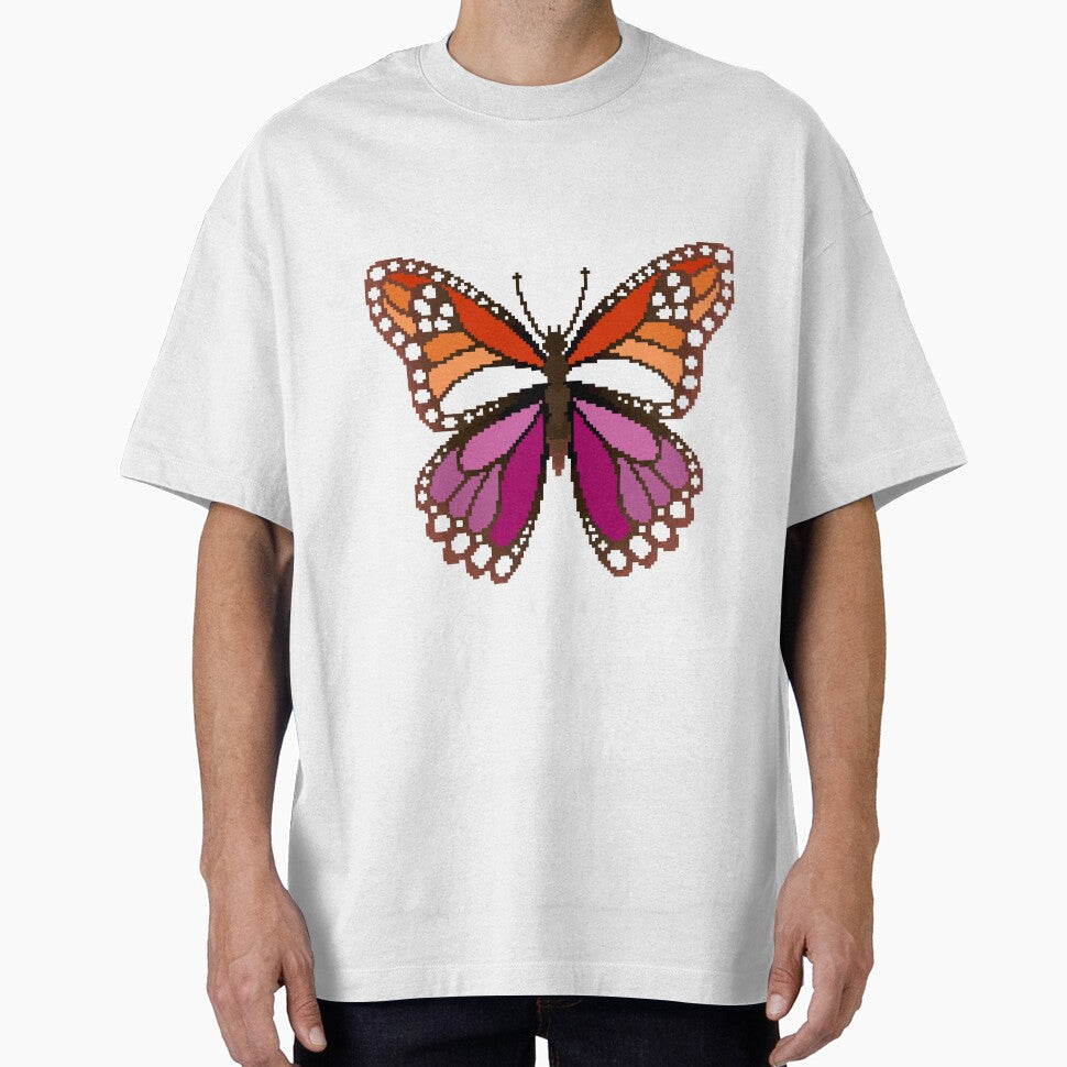 Lesbian Pride Butterfly by MetallicWings15