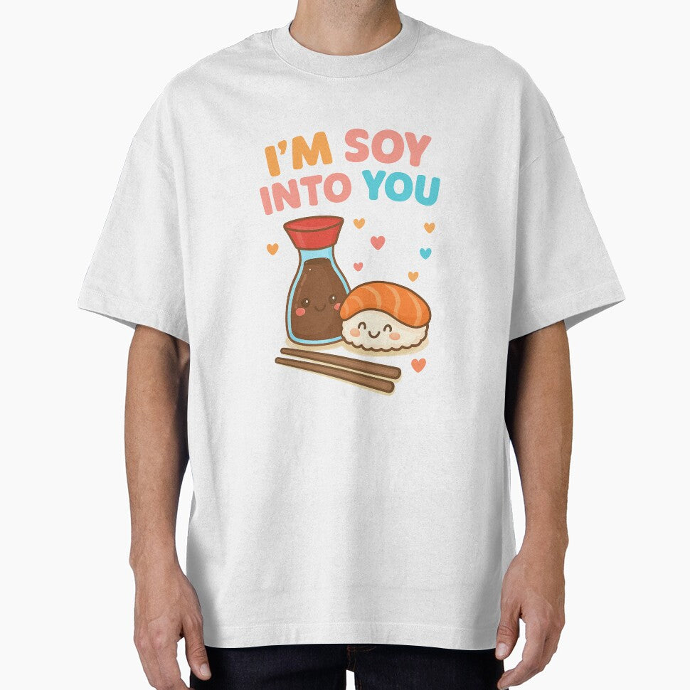 I'm Soy Into You Cute Sushi Love by Lia Vina
