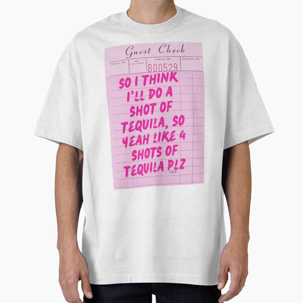 Funny Drinking Quote - One More Shot of Tequila by Zaddie A