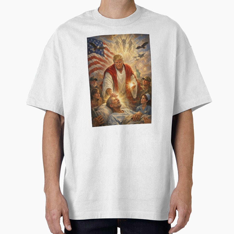 funny trump design as jesus by vogelnerves