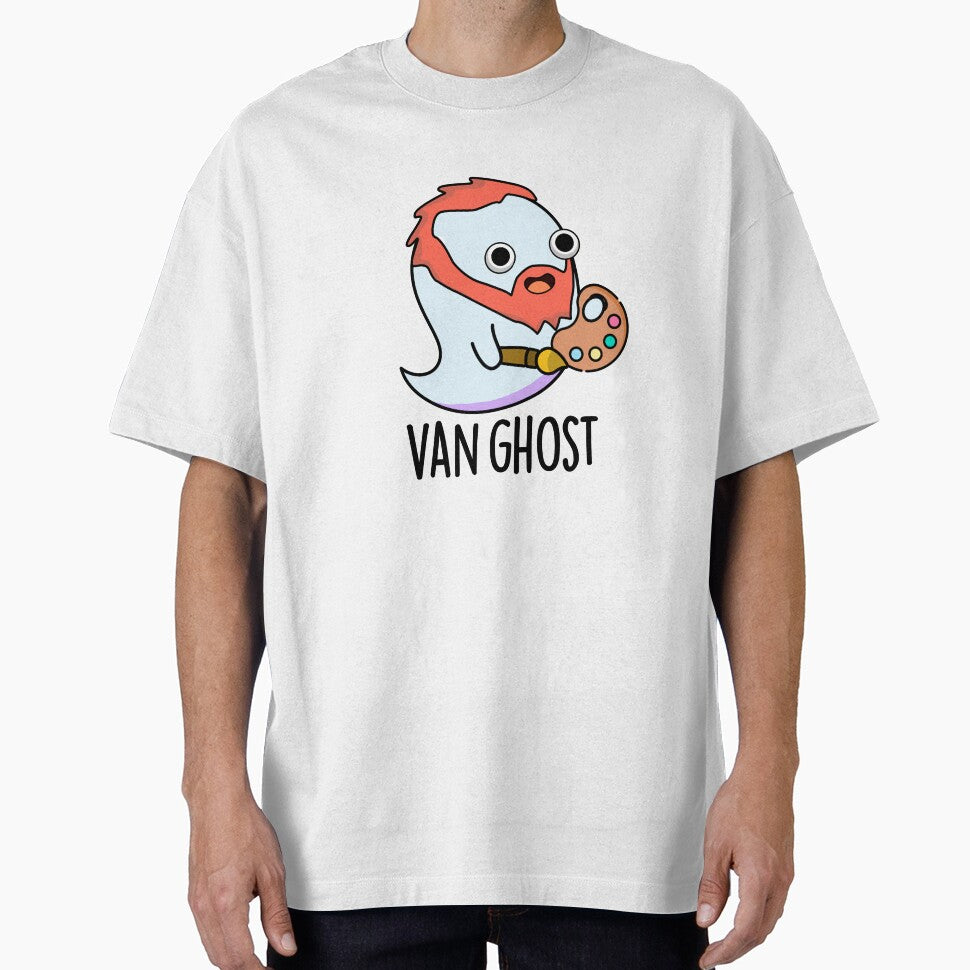 Van Ghost Cute Artist Ghost Pun by punnybone