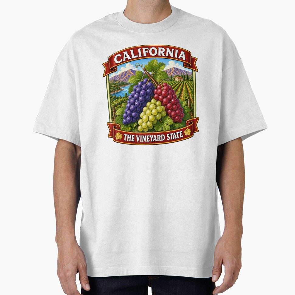 California Grapes – The Vineyard State by Myra365Art